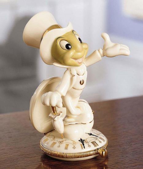ディズニー ピノキオ ジミニー クリケット Jiminy Cricket Figurine By Lenox ディズニーフィギュア専門店 マジックキャッスル