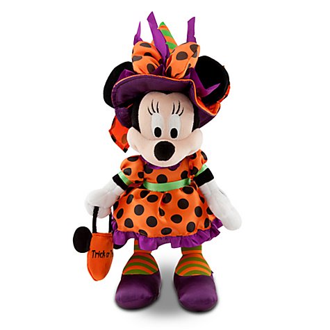 ディズニー ハロウィン ミニーマウス　ぬいぐるみ Halloween Time Minnie Mouse Plush - ディズニーフィギュア専門店　 マジックキャッスル