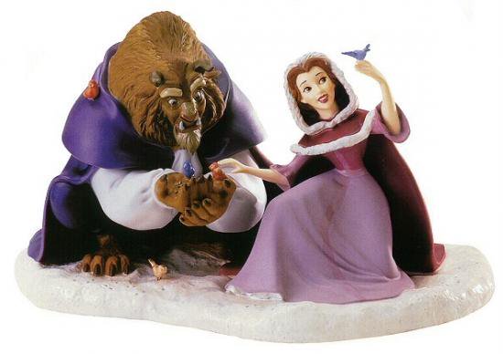 廃盤 美女と野獣 限定1 991体 ベルとビースト Belle And Beast She Didn T Shudder At My Paw ディズニーフィギュア専門店 マジックキャッスル