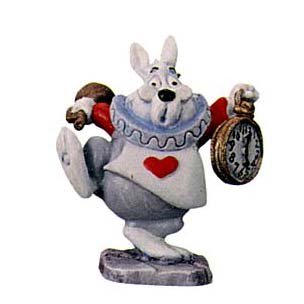 【廃盤】 ディズニー ふしぎの国のアリス 白ウサギ ミニチュア White Rabbit Miniature - ディズニーフィギュア専門店　 マジックキャッスル