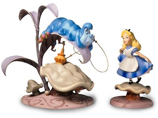 廃盤 ふしぎの国のアリス アリスといもむし Alice And Caterpillar Properly Polite And Who R U ディズニーフィギュア専門店 マジックキャッスル