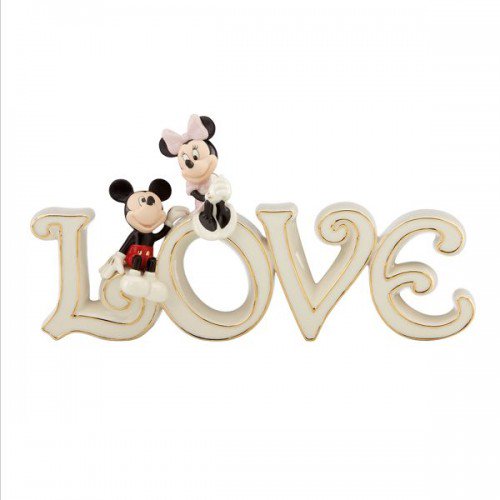 ディズニー ミッキー ミニーマウス トゥルーラブ Lenox Classics Mickey And Minnie True Love ディズニーフィギュア専門店 マジックキャッスル