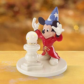 ディズニー ファンタジア 魔法使い ミッキーマウス Ledライト Mickey Sorcerer Lit Sculpture By Lenox ディズニーフィギュア専門店 マジックキャッスル