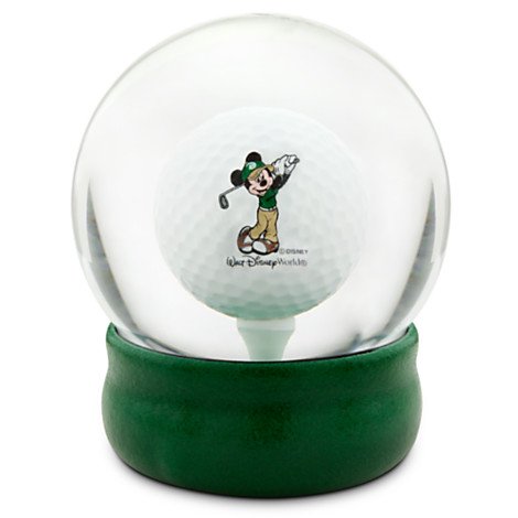 ディズニー スノーグローブ ミッキーマウス ゴルフボール Mickey Mouse Golf Ball Water Globe ディズニーフィギュア専門店 マジックキャッスル