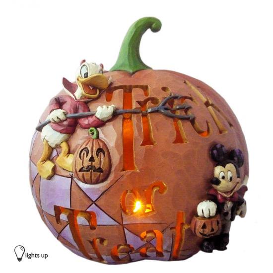 【ディズニートラディション】ミニー　フィガロ　ハロウィン　かぼちゃライト　未使用