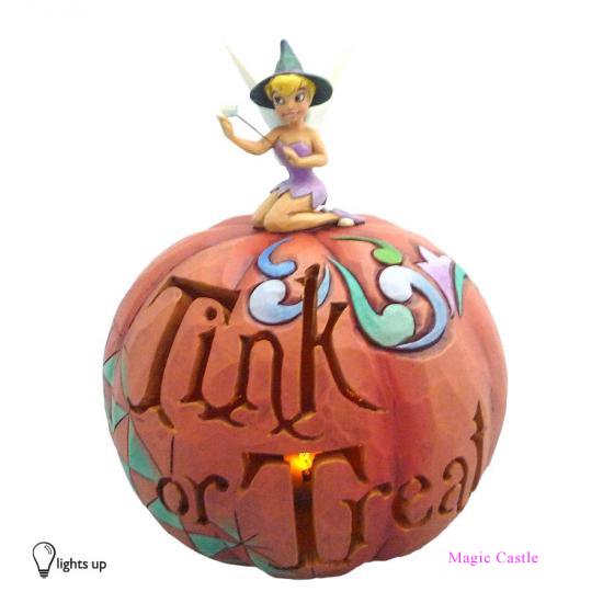 ディズニー ジム・ショア ''Tink Or Treat Tinker Bell Pumpkin” ティンカーベル ハロウィンランタン -  ディズニーフィギュア専門店　マジックキャッスル