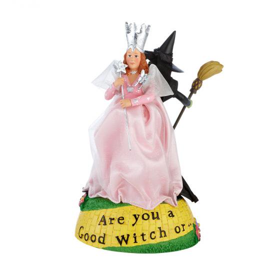 ディズニー デパートメント56 オズの魔法使い 良い魔女と悪い魔女 Good or Bad Witch Figurine - ディズニー