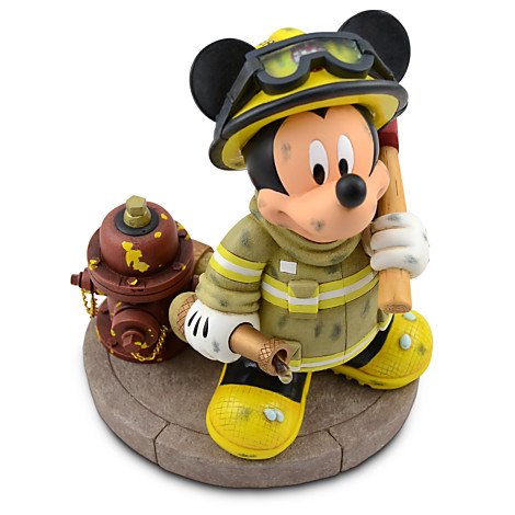 ディズニー ミッキーマウスフィギュア 消防士ミッキー 'Fireman Mickey