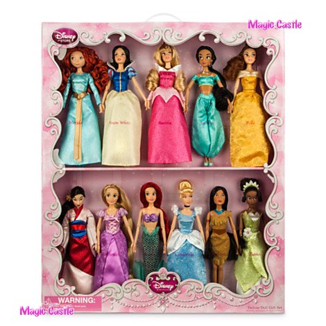 ディズニープリンセス ドール コレクション 11体セット　Disney Princess Dolls 11 Pack - ディズニーフィギュア専門店　 マジックキャッスル