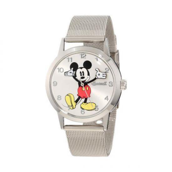 インガソール ミッキーマウス 腕時計クラシックタイム メタル Classic Time Presentation Mickey Watch -  ディズニーフィギュア専門店　マジックキャッスル