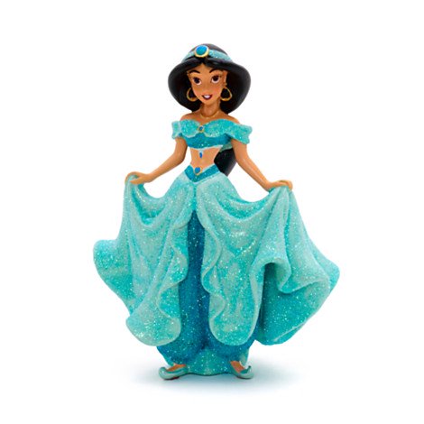 Eu限定 ディズニー ジャスミン グリッター フィギュア Princess Jasmine Glitter Figurine ディズニーフィギュア専門店 マジックキャッスル