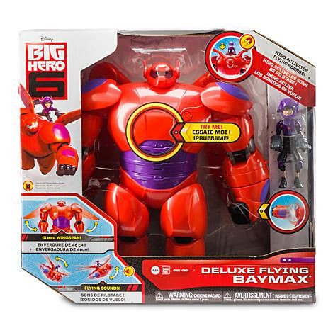 ディズニー ベイマックス デラックス フライングアクションフィギュア Baymax Mech Deluxe Flying Action Figure  - ディズニーフィギュア専門店　マジックキャッスル