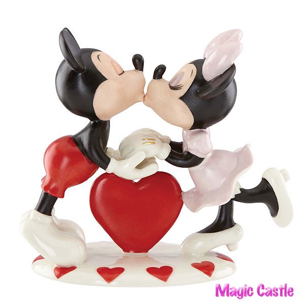 ディズニー ミッキー&ミニーマウス Lenox Mickey Loves Minnie - ディズニーフィギュア専門店　マジックキャッスル