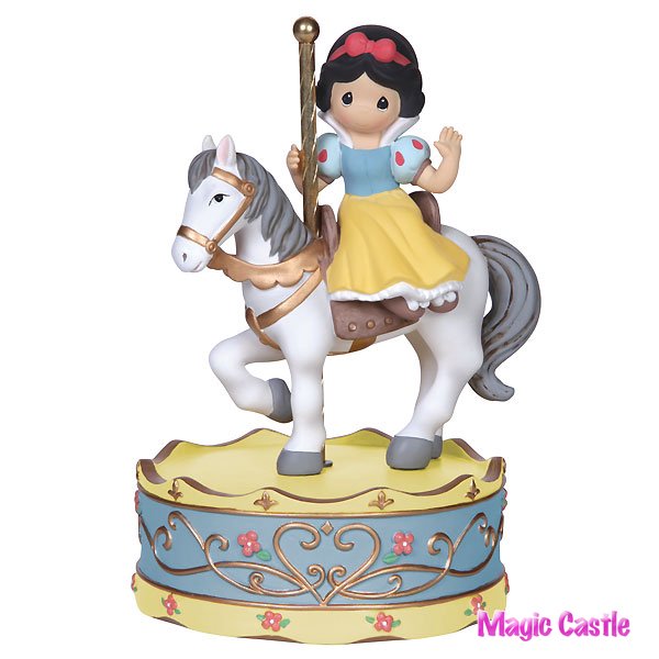 プレシャス・モーメンツ 白雪姫 ミュージカル・フィギュア 'Snow White on Carousel Horse Musical