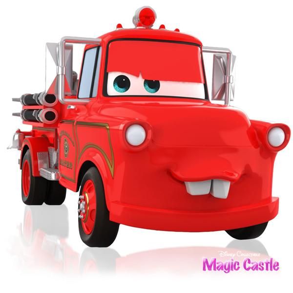 ディズニー ホールマーク カーズ メーターオーナメント ”Disney/Pixar Cars Mater to the Rescue! Fire  Truck Ornament 2015  - ディズニーフィギュア専門店　マジックキャッスル