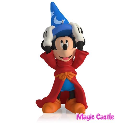 ディズニー ホールマーク ファンタジア 魔法使いミッキーオーナメント ”The Sorcerer's Apprentice Mickey Mouse  Ornament' 2015 - ディズニーフィギュア専門店　マジックキャッスル