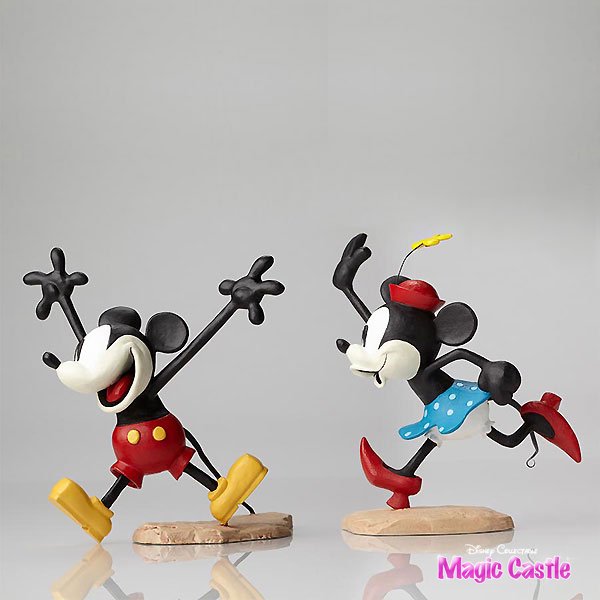 【限定】ディズニー アーカイブスコレクション ミッキー＆ミニーマウス カラー マケットフィギュア Mickey & Minnie Color