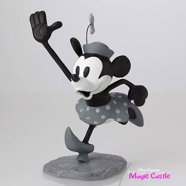 【限定】ディズニー アーカイブスコレクション ミッキー＆ミニーマウス マケットフィギュア 白黒 Mickey & Minnie B/W  Maquettes - ディズニーフィギュア専門店　マジックキャッスル