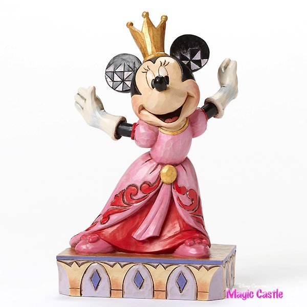 ディズニートラディション ジム・ショア ミニーマウスフィギュア “Queen For a Day-Minnie Queen For a Day  Figurine” - ディズニーフィギュア専門店　マジックキャッスル