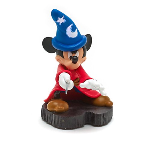 【EU限定】 ディズニーランド・パリ ミッキー ライトアップフィギュア Mickey Mouse Sorcerer's Apprentice  Light-Up Figurine - ディズニーフィギュア専門店　マジックキャッスル