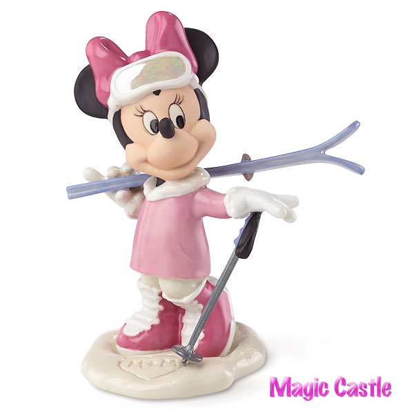 ディズニー ミニー スキーアドベンチャー 'Disney's Minnie's Skiing Adventure Figurine by Lenox