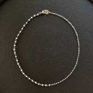 Half pearl Necklace silver925