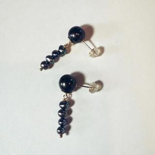 ART OF BLACK ウォールミラー、ete K10K18 パール付きピアス K10 淡水パールピアス （ピアス・イヤリング）｜OPAQUE.CLIP