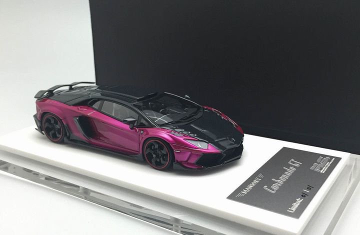 1/43 D&G M.S. Lamborghini aventador Mansory Pink Flash - 【MR BBR
