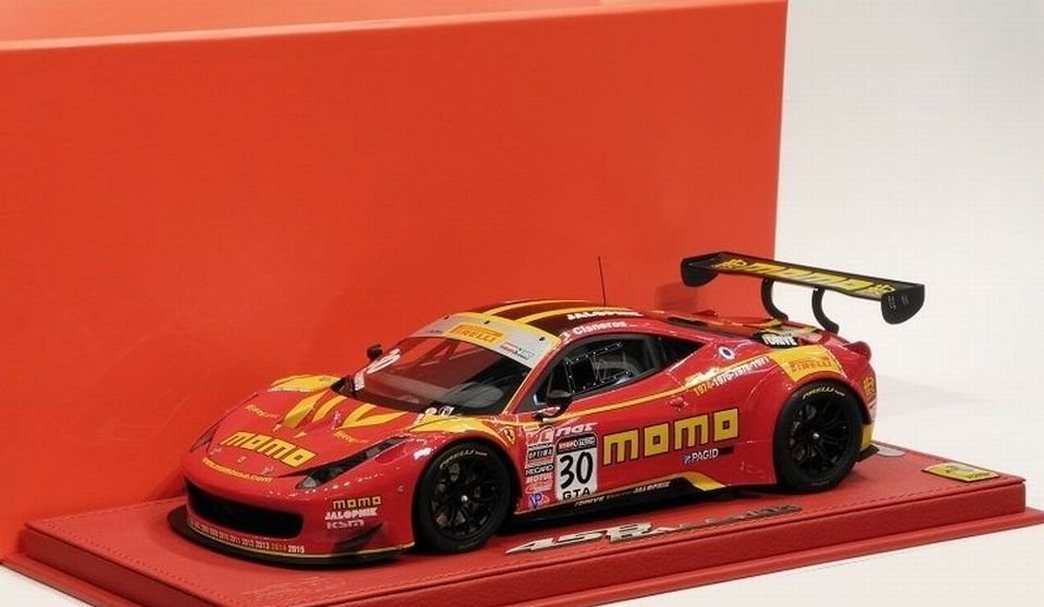 1/18 BBR Ferrari 458 GT3 Pirelli World Challenge MOMO - 【MR BBR MakeUp  LOOKSMART D&Gなどのミニカー専門店】 ヴェルデ