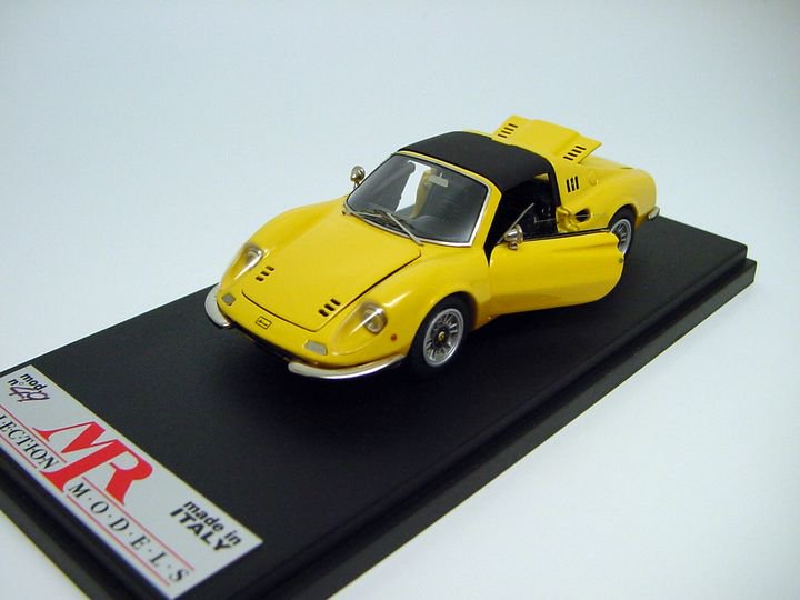 1/43 MR Ferrari Dino 246 GTS 1969 Open/Close - 【MR BBR MakeUp 