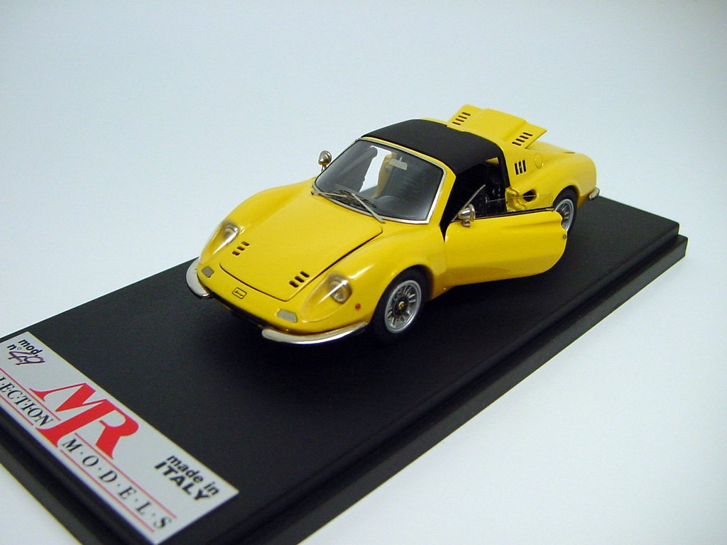 1/43 MR Ferrari Dino 246 GTS 1969 Open/Close - 【MR BBR MakeUp