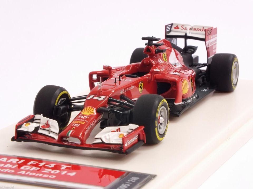 1/43 TAMEO Ferrari F14T GP Abu Dhabi 2014 Last Ferarri race