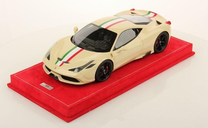 1/18 MR Ferrari 458 Speciale Avorio - 【MR BBR MakeUp