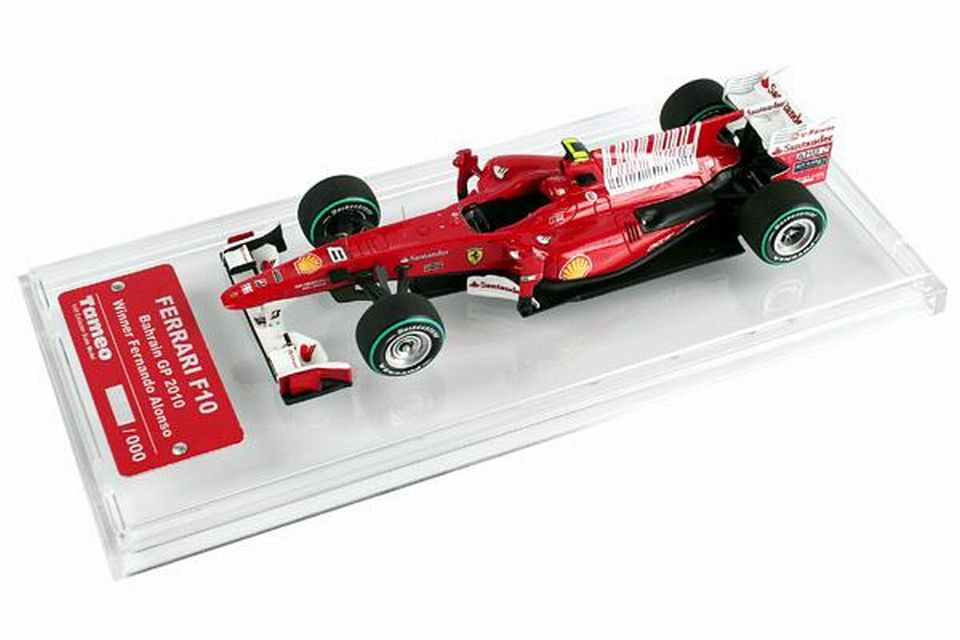 1/43 TAMEO FERRARI F10 Bahrain G.P. 2010 Fernando Alonso - 【MR BBR MakeUp  LOOKSMART D&Gなどのミニカー専門店】 ヴェルデ