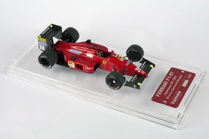 1/43 TAMEO FERRARI F1-87 Japanese GP 1987 Gerhard Berger - 【MR BBR MakeUp  LOOKSMART D&Gなどのミニカー専門店】 ヴェルデ