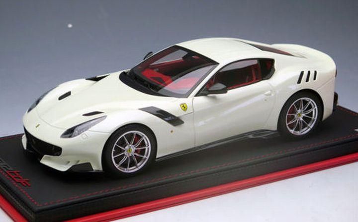 ミニカー Ferrari F12 TDF 1/18 BBR Ferrari F12 TDF (Blue Dino with Yellow Stripe