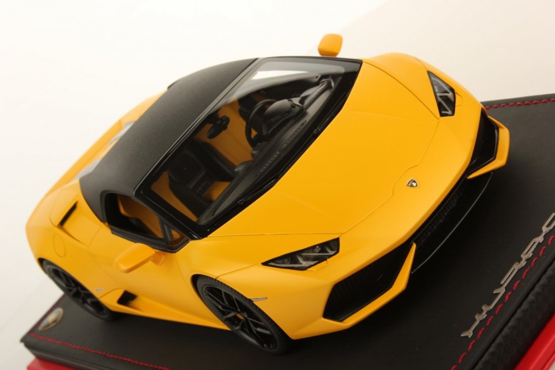 1/18 MR Lamborghini Huracan Spyder LP 610-4 Giallo Horus - 【MR BBR MakeUp  LOOKSMART D&Gなどのミニカー専門店】 ヴェルデ