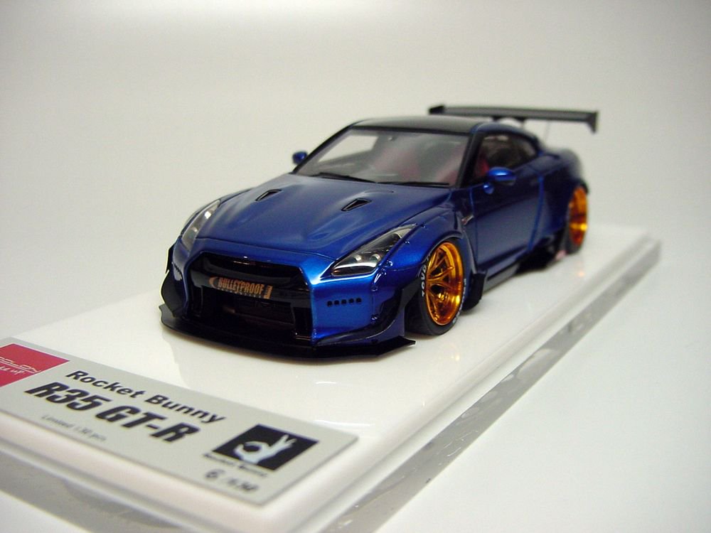 MAKE UP アイドロン 1/43 RB002A1 Rocket Bunny R35 GT-R Pearl White 