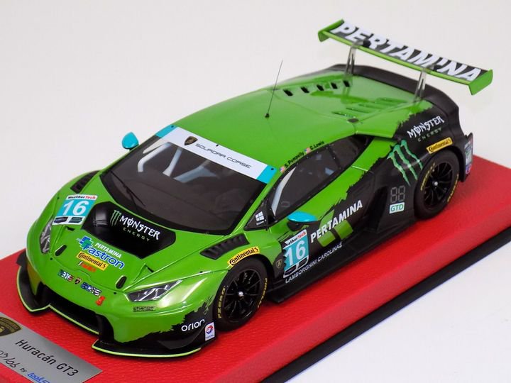 1/18 Looksmart Lamborghini Huracan GT3 Change Racing Daytona 2016 - 【MR BBR  MakeUp LOOKSMART D&Gなどのミニカー専門店】 ヴェルデ