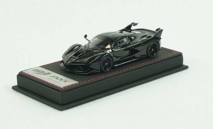 1/43 BBR FERRARI FXXK GLOSS BLACK DELUXE BLACK LEATHER - 【MR BBR 