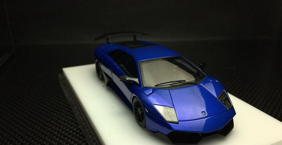 1/43 MakeUp LAMBORGHINI MURCIELAGO LP670-4 SV Lobellia Blue - 【MR BBR  MakeUp LOOKSMART D&Gなどのミニカー専門店】 ヴェルデ