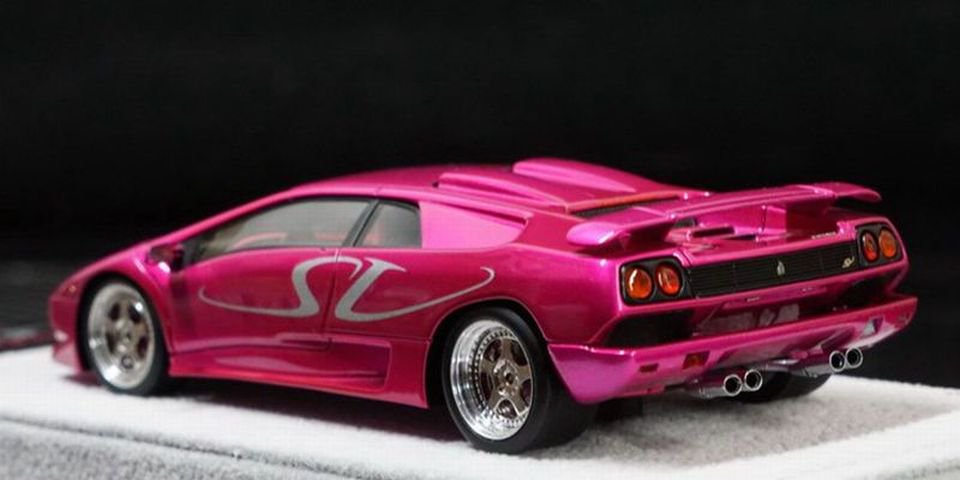 1/43 MakeUp Lamborghini Diablo SV MY99 Flash Pink - 【MR BBR MakeUp  LOOKSMART D&Gなどのミニカー専門店】 ヴェルデ