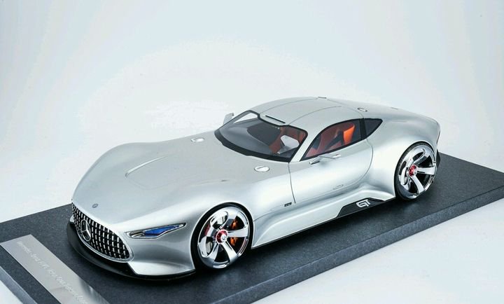 1/18 Model 777 2015 MERCEDES BENZ AMG Vision Gran Turismo Concept Silver -  【MR BBR MakeUp LOOKSMART D&Gなどのミニカー専門店】 ヴェルデ