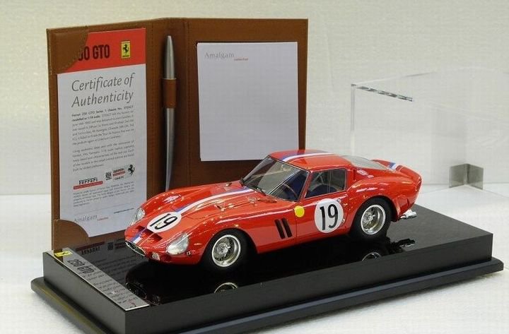 1/18 AMALGAM FERRARI 250 GTO 24 HOURS OF LE MANS 1962 - 【MR BBR