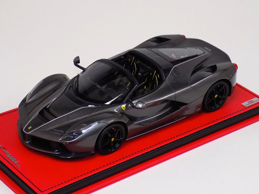 1/18 MR Ferrari LaFerrari Aperta Grigio Ferro Silver - 【MR BBR MakeUp  LOOKSMART Du0026Gなどのミニカー専門店】 ヴェルデ