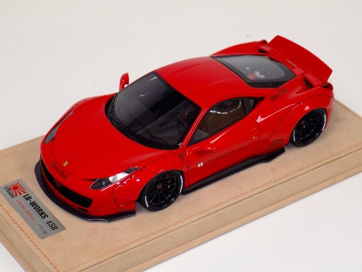 1/18 LB-WORKS フェラーリ458リバティーウォーク レッド 赤 - ミニカー