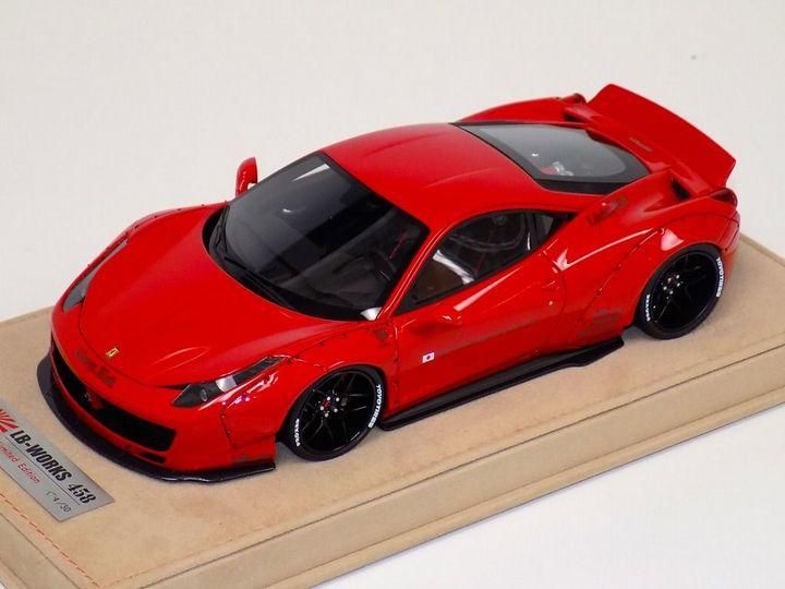 1/18 Ferrari 458 Liberty Walk LB Performance in Red with