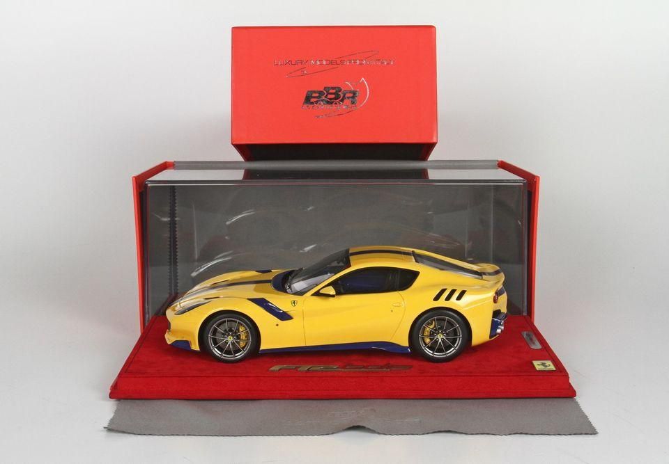 1/18 BBR Ferrari F12 TdF Giallo Modena 4305 - 【MR BBR
