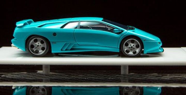 1/43 Make Up Lamborghini Diablo SE30 1993 Turquoise Blue - 【MR