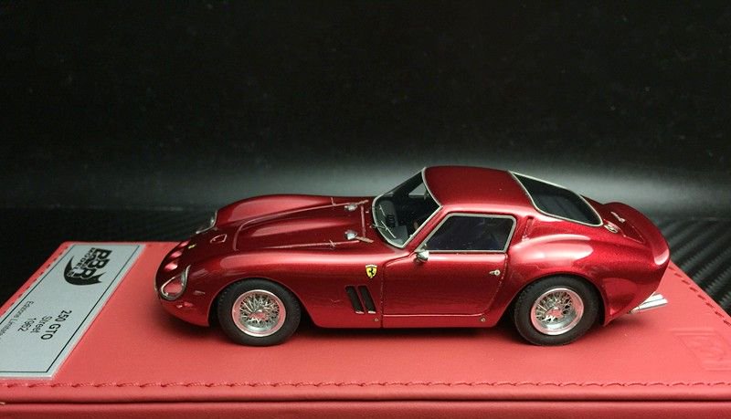 1/43 BBR Ferrari 250 GTO Street 1962 met Red - 【MR BBR MakeUp